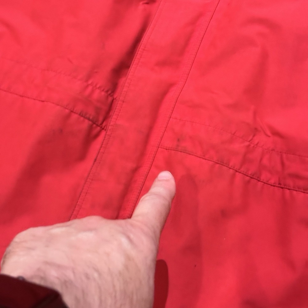 Patagonia Men's Gore-Tex‎ Rain Jacket Red Parka Shell Full Zip Size XL - Picture 10 of 16